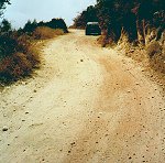 Fahrt zum Campingplatz bei Methoni